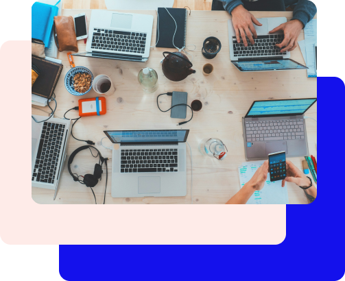 A consulting situation in an office